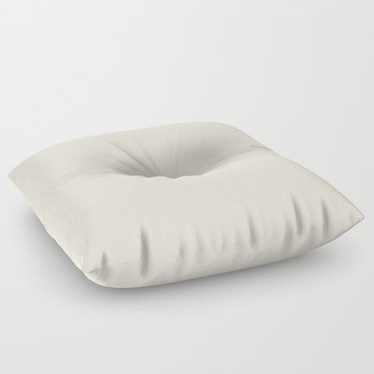 Off White Cream Linen Solid Color Pairs PPG Blank Canvas PPG1085-1 - All One Single Shade Hue Colour Floor Pillow