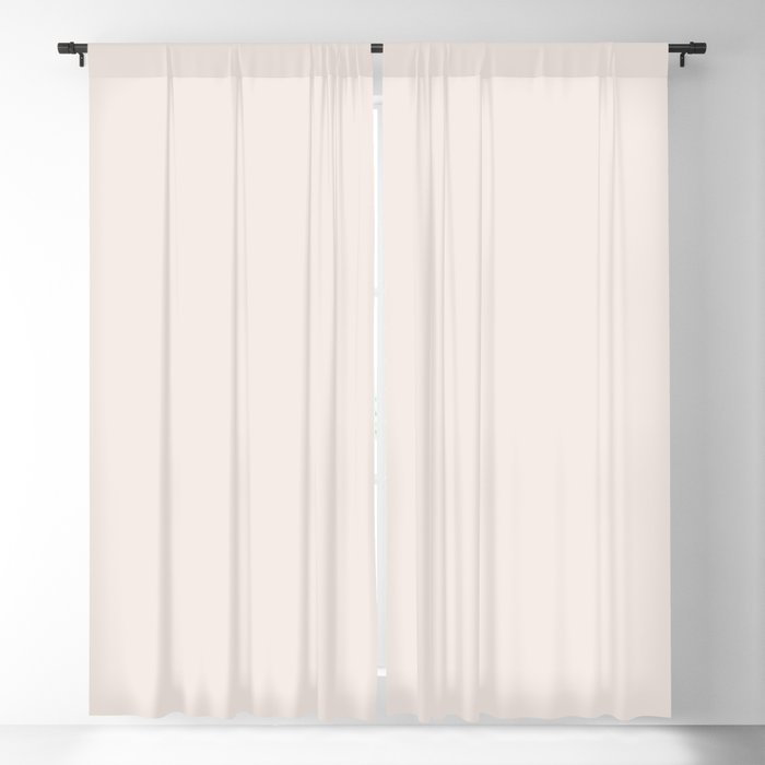 Off White Solid Color Dunn & Edwards 2023 Trending Color Spooled White DE6071 Life in Poetry Collection Blackout Curtains