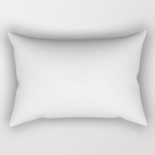 Off White Solid Color Pairs Dulux 2023 Trending Shade Lexicon Quarter SW1E1 Rectangular Pillow