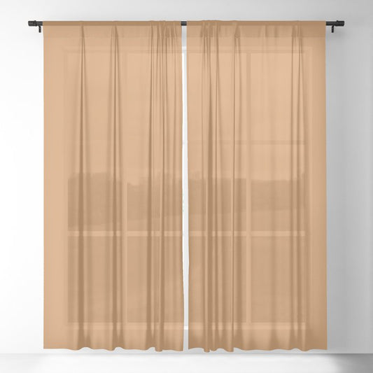 Organic Brown Solid Color Pairs to Coloro Sundial 028-59-26 Key Color Trends for Spring Summer 2023 Sheer Curtain