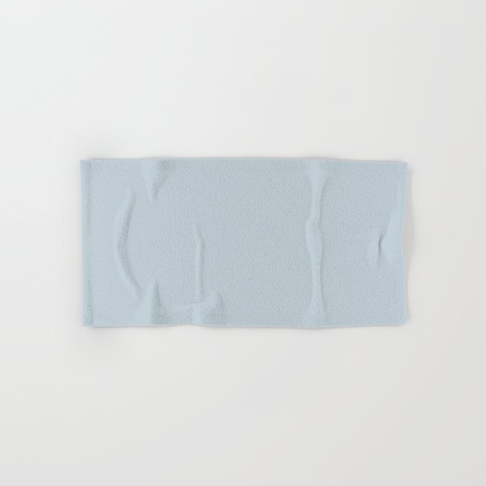 Pale Baby Blue Gray Solid Color Pairs PPG Keepsakes PPG1040-2 - All One Single Shade Hue Colour Hand & Bath Towel