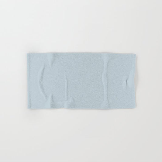 Pale Baby Blue Gray Solid Color Pairs PPG Keepsakes PPG1040-2 - All One Single Shade Hue Colour Hand & Bath Towel
