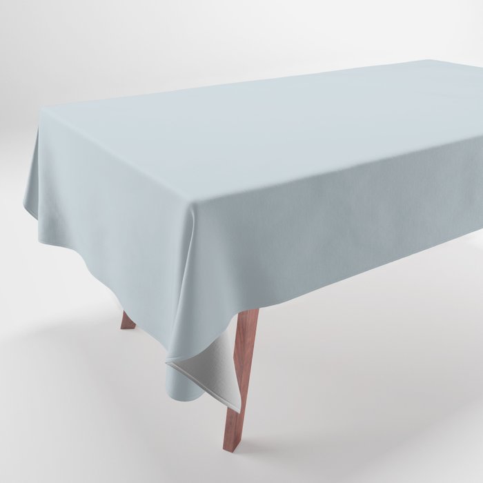 Pale Baby Blue Gray Solid Color Pairs PPG Keepsakes PPG1040-2 - All One Single Shade Hue Colour Tablecloth