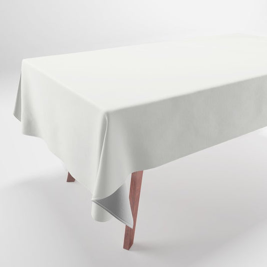 Pale Cream Solid Color Pairs 2023 Trending Hue Dunn-Edwards White Daisy DEHW02 - Live in Joy Collection Tablecloth