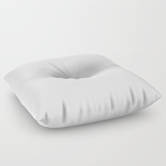 Pale Cream Solid Color Pairs 2023 Trending Hue Dutch Boy Ultra White 002W Floor Pillow