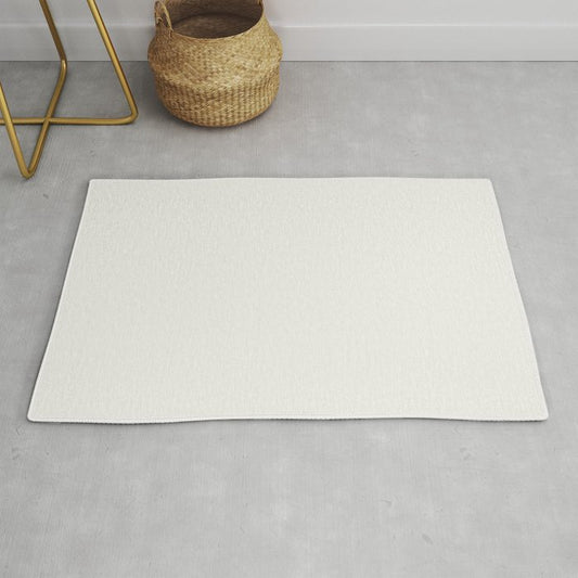 Pale Cream Solid Color Pairs 2023 Trending Hue Dutch Boy Ultra White 002W Throw & Area Rugs