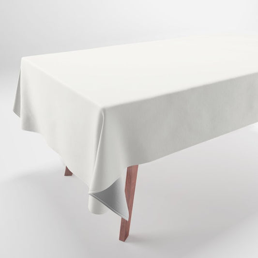 Pale Cream Solid Color Pairs 2023 Trending Hue Dutch Boy Ultra White 002W Tablecloth