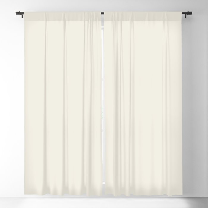 Pale Neutral Cream Solid Color Pairs 2023 Color of the Year Behr Blank Canvas DC-003 Blackout Curtain