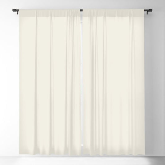 Pale Neutral Cream Solid Color Pairs 2023 Color of the Year Behr Blank Canvas DC-003 Blackout Curtain