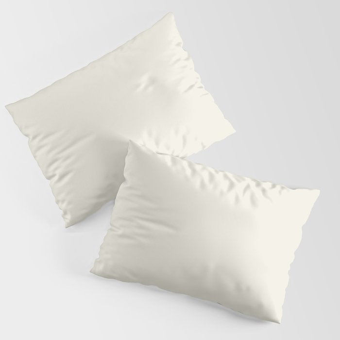 Pale Neutral Cream Solid Color Pairs 2023 Color of the Year Behr Blank Canvas DC-003 Pillow Sham