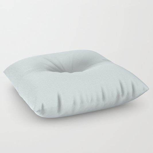 Pale Pastel Blue Solid Color Pairs 2023 Color of the Year Valspar Rising Tide 4008-3A Floor Pillow