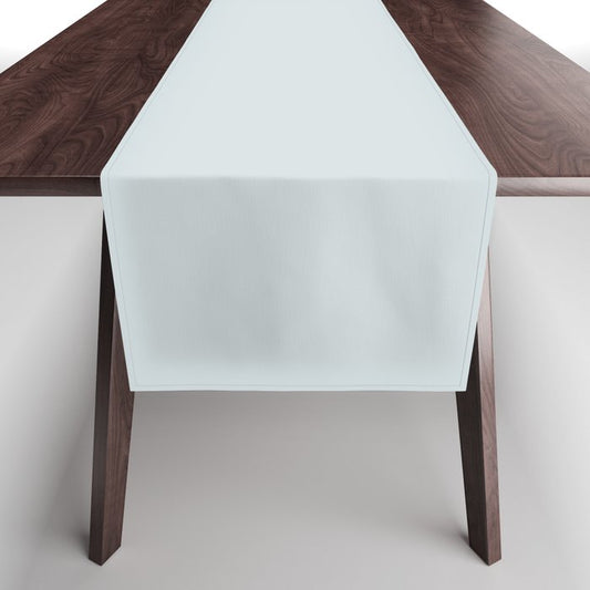 Pale Pastel Blue Solid Color Pairs 2023 Color of the Year Valspar Rising Tide 4008-3A Table Runner