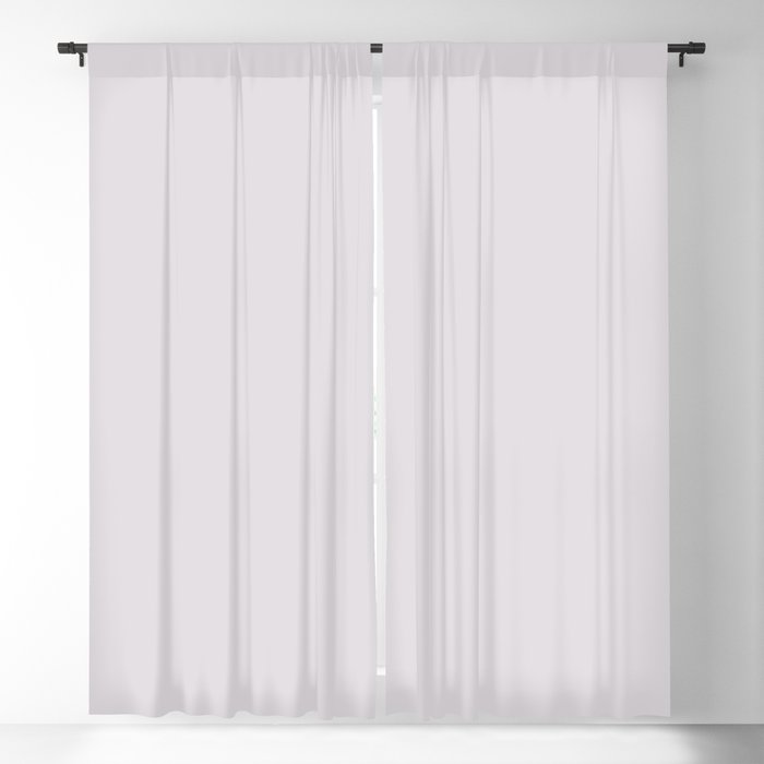 Pale Pastel Lilac Purple Solid Color Pairs 2023 Color of the Year Valspar Gentle Violet 4002-3A Blackout Curtain