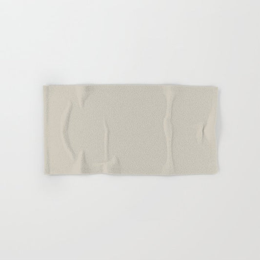 Pale Smokey Gray Solid Color Pairs 2023 Color of the Year Valspar Villa Grey 6005-1B Hand & Bath Towel