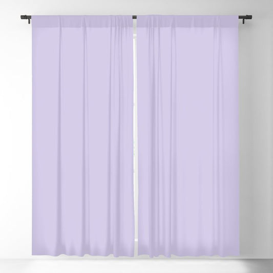 Pastel Amethyst Purple Solid Color Pairs PPG Glidden 2023 Trending Color Lilac Breeze PPG1248-4 Blackout Curtain