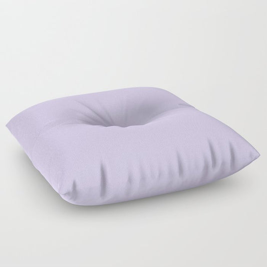 Pastel Amethyst Purple Solid Color Pairs PPG Glidden 2023 Trending Color Lilac Breeze PPG1248-4 Floor Pillow