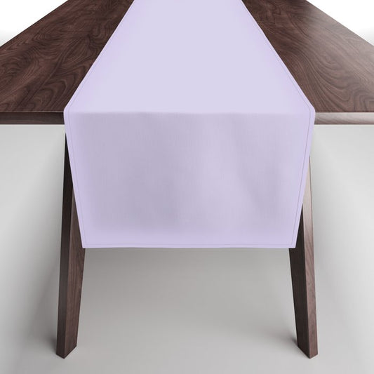 Pastel Amethyst Purple Solid Color Pairs PPG Glidden 2023 Trending Color Lilac Breeze PPG1248-4 Table Runner