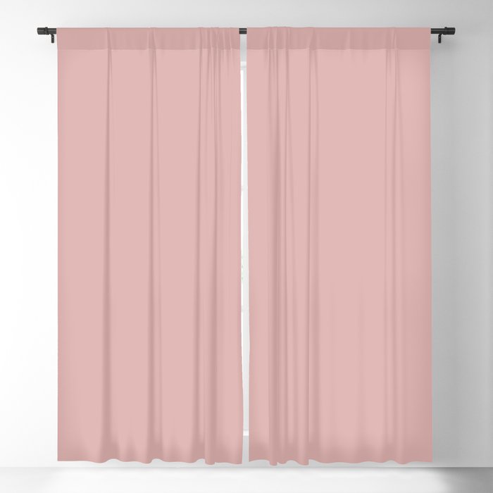 Pastel Pink Solid Color Pairs Dulux 2023 Trending Shade Princess Pink S05E3 Blackout Curtain