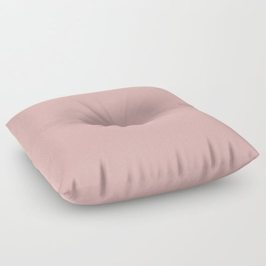Pastel Pink Solid Color Pairs Dulux 2023 Trending Shade Princess Pink S05E3 Floor Pillow