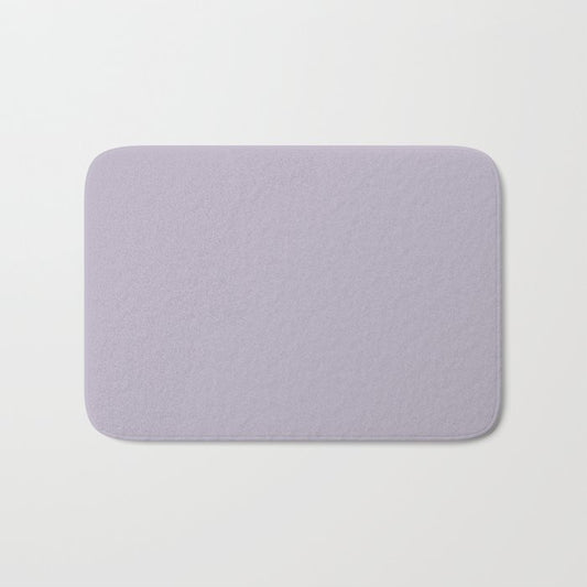 Pastel Purple Solid Color Pairs Dulux 2023 Trending Shade Perplexed S44C2 Bath Mat