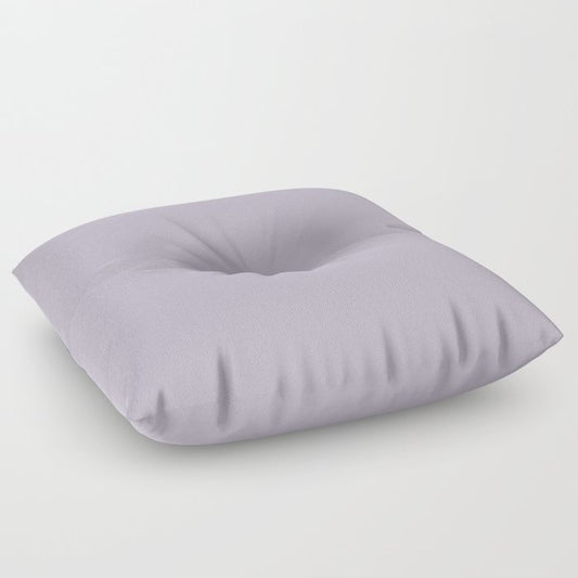 Pastel Purple Solid Color Pairs Dulux 2023 Trending Shade Perplexed S44C2 Floor Pillow