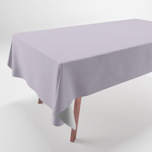 Pastel Purple Solid Color Pairs Dulux 2023 Trending Shade Perplexed S44C2 Tablecloth