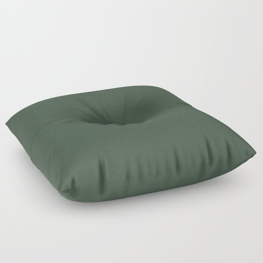 PPG Glidden Pine Forest (Dark Hunter Green) PPG1134-7 Solid Color Floor Pillow