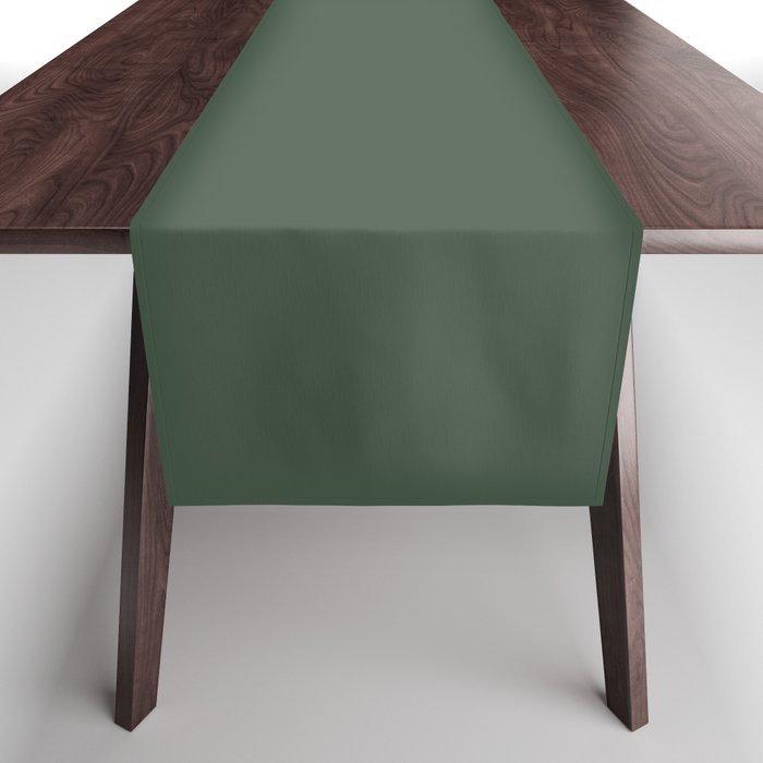 PPG Glidden Pine Forest (Dark Hunter Green) PPG1134-7 Solid Color Table Runner