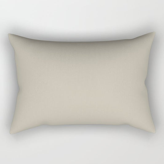 Sleet Medium Gray Solid Color Pairs Dulux 2023 Trending Shade Apparition S16B2 Rectangular Pillow