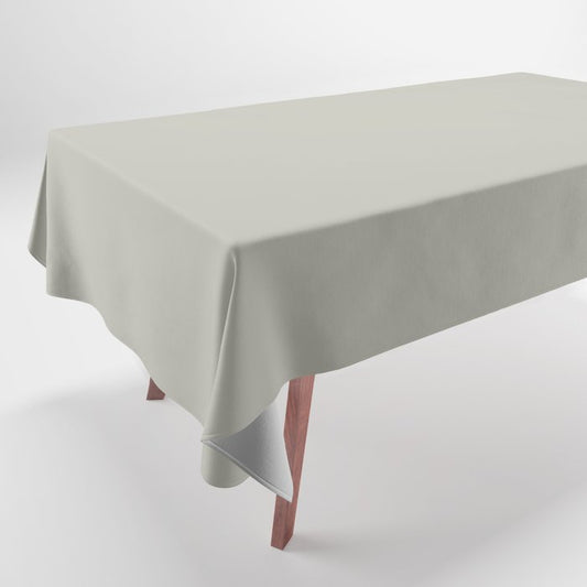 Smokey Pastel Green Grey Solid Color Pairs 2023 Trending Color HGTV Austere Gray HGSW6184 Tablecloth
