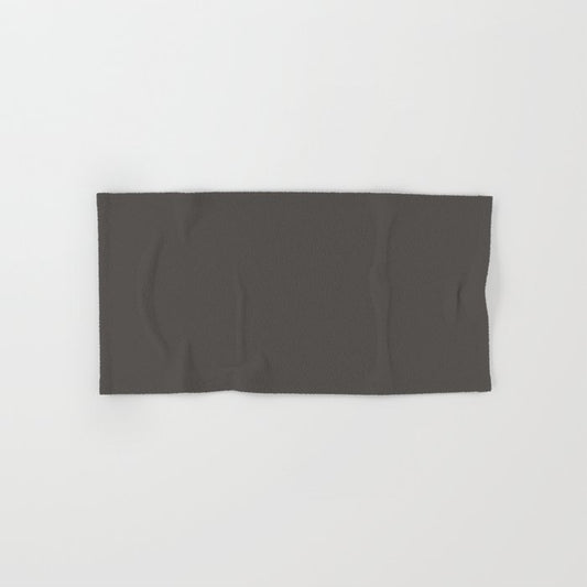 Ultra Dark Gray Solid Color Pairs 2023 Trending Hue Dutch Boy Ebony Sky 438-6DB Hand & Bath Towels