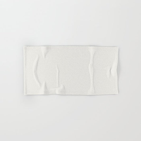 Ultra Light Gray - Grey Solid Color Pairs Dulux 2023 Trending Shade Casper White Quarter SW1H4 Hand & Bath Towel