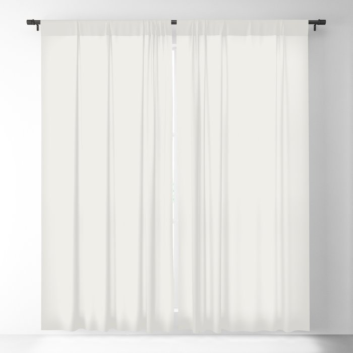 Ultra Light Gray - Grey Solid Color Pairs Dulux 2023 Trending Shade Casper White Quarter SW1H4 Blackout Curtain