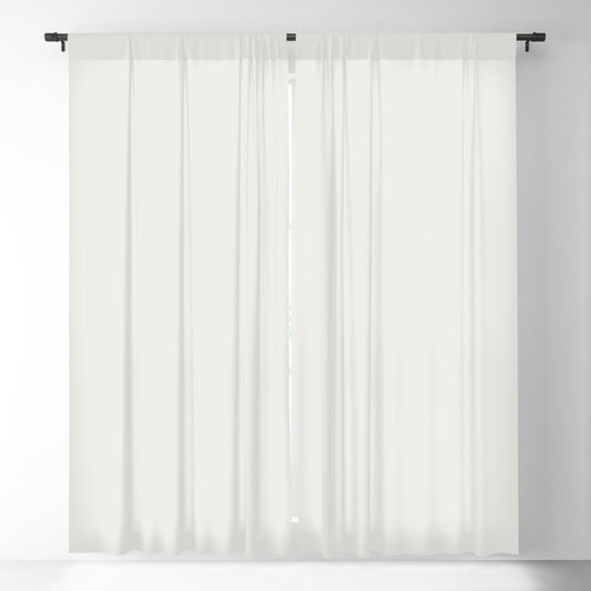 Ultra Light Gray - Grey Solid Color Pairs Dulux 2023 Trending Shade Casper White Quarter SW1H4 Blackout Curtain