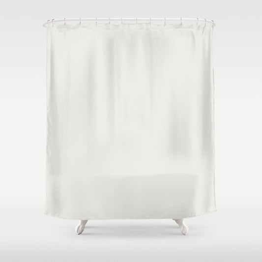 Ultra Light Gray - Grey Solid Color Pairs Dulux 2023 Trending Shade Casper White Quarter SW1H4 Shower Curtain
