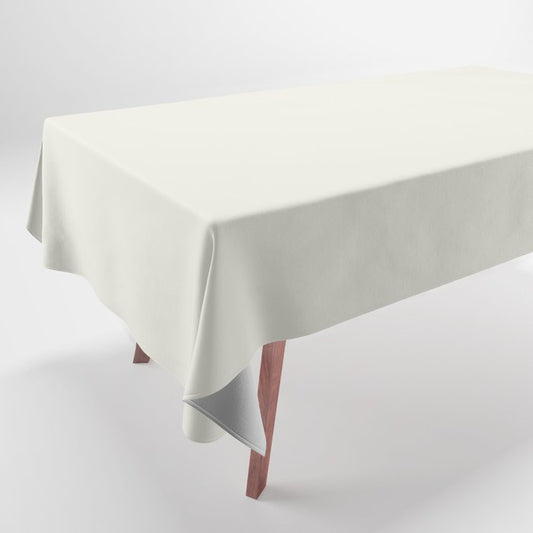 Ultra Pale Veiled Gray - Grey Solid Color Pairs PPG Gypsum PPG1006-1 - All One Shade Hue Colour Tablecloth